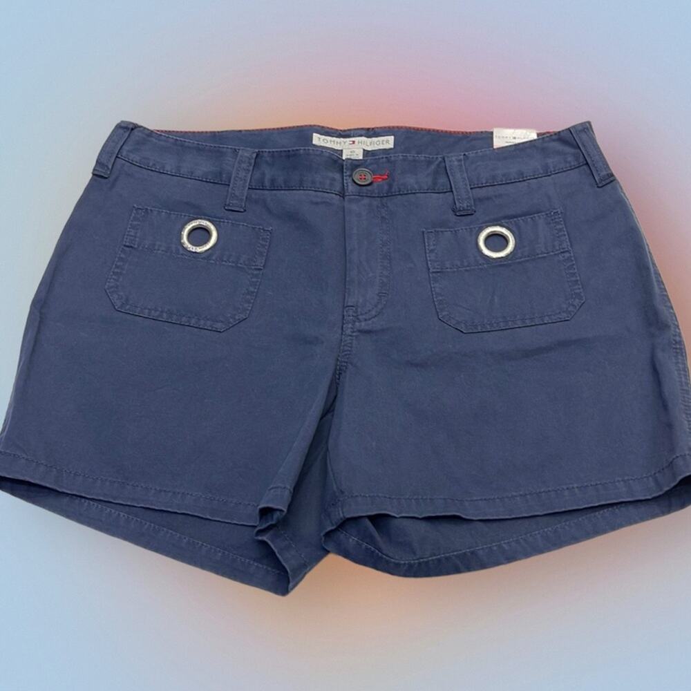 TOMMY HILFIGER Women’s 10 Navy Blue Short